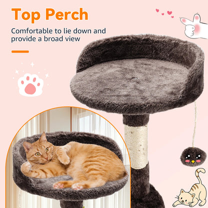 Multi-Level Cat Tree with Scratching Posts